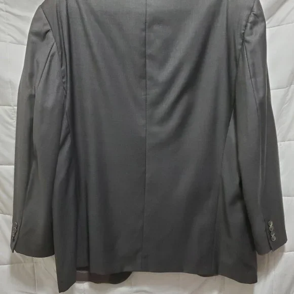 Sartoriale Marzotto Blazer Sport Coat Jacket Men Italy 44L Dark Gray wool - Picture 2 of 12